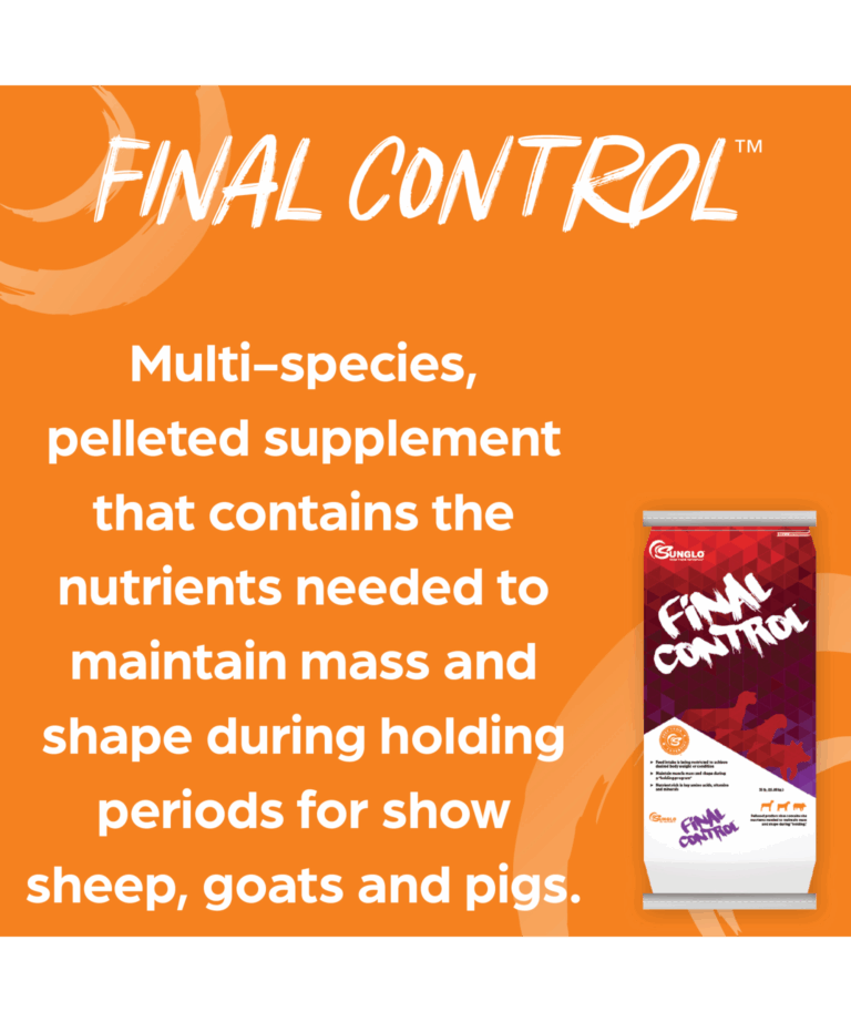 sunglo final control multi-species pelleted supplement