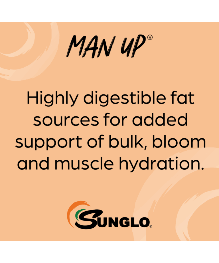 sunglo man up highly digestible fat sources