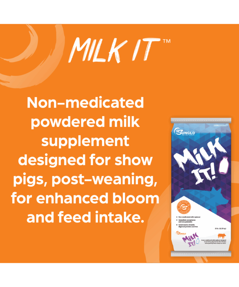 sunglo milk it non-medicated powdered milk supplement