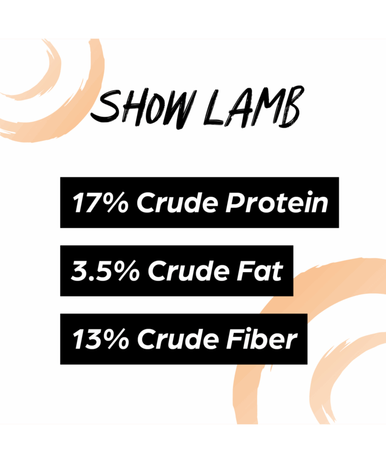 sunglo show lamb guaranteed analysis