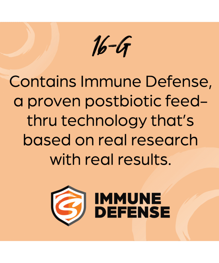 sunglo 16-G contains immune defense
